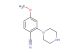 4-methoxy-2-(piperazin-1-yl)benzonitrile