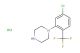 1-(5-chloro-2-(trifluoromethyl)phenyl)piperazine hydrochloride