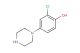 2-chloro-4-(piperazin-1-yl)phenol