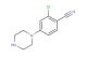 2-chloro-4-(piperazin-1-yl)benzonitrile
