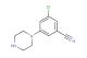 3-chloro-5-(piperazin-1-yl)benzonitrile