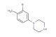 1-(3-bromo-4-methylphenyl)piperazine