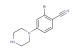 2-bromo-4-(piperazin-1-yl)benzonitrile