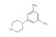3-methyl-5-(piperazin-1-yl)aniline