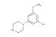 3-methoxy-5-(piperazin-1-yl)phenol