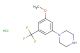 1-(3-methoxy-5-(trifluoromethyl)phenyl)piperazine hydrochloride