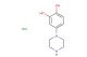 4-(piperazin-1-yl)benzene-1,2-diol hydrochloride