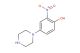 2-nitro-4-(piperazin-1-yl)phenol
