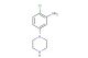 2-chloro-5-(piperazin-1-yl)aniline
