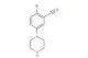 2-bromo-5-(piperazin-1-yl)benzonitrile