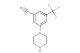 3-(piperazin-1-yl)-5-(trifluoromethyl)benzonitrile