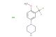 1-(4-methoxy-3-(trifluoromethyl)phenyl)piperazine hydrochloride