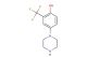 4-(piperazin-1-yl)-2-(trifluoromethyl)phenol