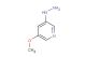 3-hydrazinyl-5-methoxypyridine