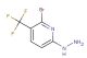 2-bromo-6-hydrazinyl-3-(trifluoromethyl)pyridine