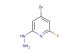 4-bromo-2-fluoro-6-hydrazinylpyridine