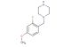 1-(2-fluoro-4-methoxybenzyl)piperazine