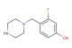 3-fluoro-4-(piperazin-1-ylmethyl)phenol
