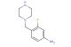 3-fluoro-4-(piperazin-1-ylmethyl)aniline