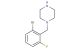 1-(2-bromo-6-fluorobenzyl)piperazine