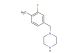 1-(3-fluoro-4-methylbenzyl)piperazine
