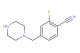 2-fluoro-4-(piperazin-1-ylmethyl)benzonitrile