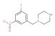 1-(3-fluoro-5-nitrobenzyl)piperazine