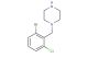 1-(2-bromo-6-chlorobenzyl)piperazine
