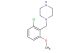 1-(2-chloro-6-methoxybenzyl)piperazine