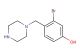 3-bromo-4-(piperazin-1-ylmethyl)phenol