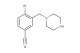 4-bromo-3-(piperazin-1-ylmethyl)benzonitrile