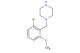 1-(2-bromo-6-methoxybenzyl)piperazine