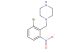 1-(2-bromo-6-nitrobenzyl)piperazine