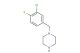1-(3-chloro-4-fluorobenzyl)piperazine