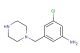 3-chloro-5-(piperazin-1-ylmethyl)aniline