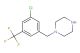 1-(3-chloro-5-(trifluoromethyl)benzyl)piperazine