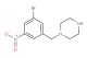 1-(3-bromo-5-nitrobenzyl)piperazine
