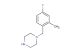 1-(4-fluoro-2-methylbenzyl)piperazine