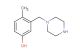 4-methyl-3-(piperazin-1-ylmethyl)phenol