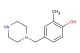 2-methyl-4-(piperazin-1-ylmethyl)phenol