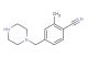 2-methyl-4-(piperazin-1-ylmethyl)benzonitrile