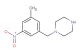 1-(3-methyl-5-nitrobenzyl)piperazine