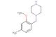 1-(2-methoxy-4-methylbenzyl)piperazine