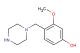3-methoxy-4-(piperazin-1-ylmethyl)phenol