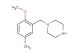 1-(2-methoxy-5-methylbenzyl)piperazine