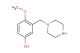 4-methoxy-3-(piperazin-1-ylmethyl)phenol