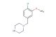 1-(4-chloro-3-methoxybenzyl)piperazine