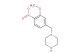 1-(3-methoxy-4-nitrobenzyl)piperazine