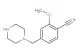 2-methoxy-4-(piperazin-1-ylmethyl)benzonitrile