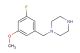 1-(3-fluoro-5-methoxybenzyl)piperazine